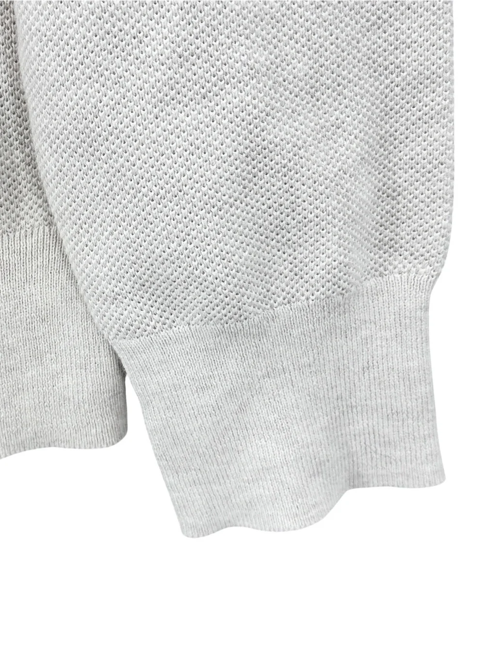 J.CREW Sweater Heritage 100% Cotton Textured Knit Beige BM043